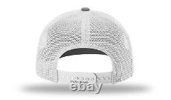112 Richardson Ball Cap Mesh Hat Adjustable Snapbacks Heather/Lt. Grey 24 Hat Box