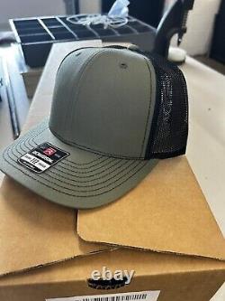 112 Richardson Ball Cap Mesh Hat Adjustable Snapbacks Loden/black 24 Hat Box