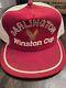 1980's Darlington Winston Cup Vintage Snapback Mesh Trucker Hat Cap Red Nascar