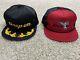 2 Vintage Snap-on Tools Snapback Mesh Hat Cap Patch Red Black K Brand Made Usa