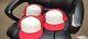 37 Red And White Madd Hatter Snapback Insulated Foam Trucker Hat Blank Cap
