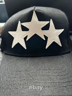 AMIRI Black 3 Star Trucker Hat