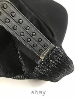 Authentic AMIRI 3 Leather Stars Black on Black Trucker Snapback Cap Hat