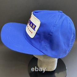 Dollar Rent A Car Hat Cap Vintage 80s 90s Trucker Blue Large Elastic