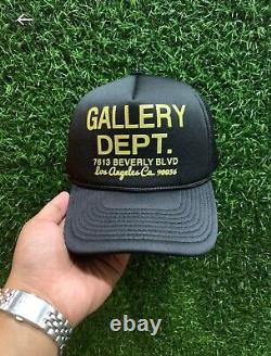 Gallery Dept Trucker Hat Black / Yellow
