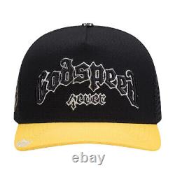 Godspeed Trucker Hat Forever Unisex Adults Black 4EVERHAT Snap