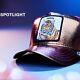 Goorin Animal Farm Trucker Baseball Snapback Hat Cap Tiger Spotlight Metallic