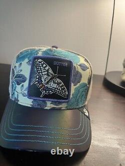 Goorin Animal Trucker Baseball Hat Cap An' Jelly Butter Butterfly Kaleidoscope
