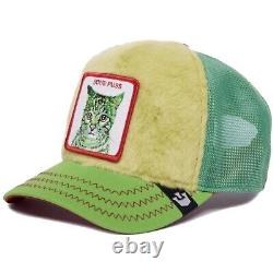Goorin Animal Trucker Baseball Snapback Hat Cap Hum Buggin Sour Puss Kitty Cat