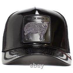 Goorin Bros Animal The Farm Trucker Baseball Snapback Hat Cap Big Black Sheep
