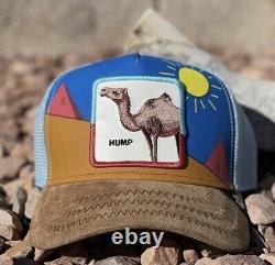 Goorin Bros Farm Trucker Snapback Hat Cap Dry Hump Camel Limited Rare