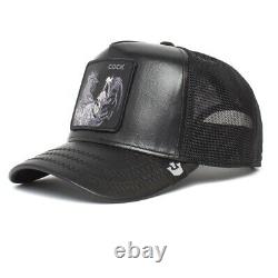 Goorin Bros Hat Cap Farm Trucker Limited Special B. B Cock Rooster Black Leather