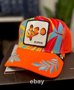 Goorin Bros Nemo Clown Fish Limited Rare Sold Out Trucker Snapback Hat Cap NWT