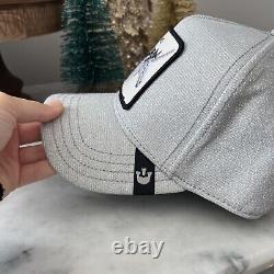 Goorin Bros. Trucker Baseball Snapback Hat Cap Unicorn Glitter Grey Legend NWT