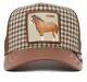 Goorin Farm Trucker Baseball Hat Cap Hung Mustang Stallion Horse Grey Sweatpants
