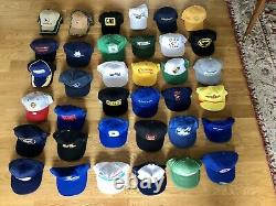 HATS VINTAGE 70s 80s 90s SNAPBACK TRUCKER HAT COLLECTION CAPS CAP LOT