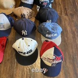Hat Lot Of 24 Bundle Snapback Trucker Fitted Baseball Caps Reseller Mix