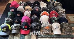 Hat Lot Of 50 Baseball Caps Vintage Snapback Hats Trucker Caps Ball Reseller Lot