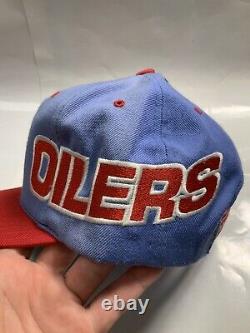 Houston Oilers Hat Vintage Sports Specialties Trucker Snapback All Over Print