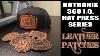How To Heat Apply Leather Patches To A Yupoong Trucker Hat Fast U0026 Easy