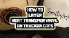 How To Layer Heat Transfer Vinyl Htv On A Trucker Hat