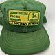 John Deere Green Mesh Louisville Ky Mfg Truckers Hat Cap Vintage Usa Patch