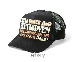 Kapital Kountry Love&Peace Beethoven Truck Cap Hat trucker Black Color