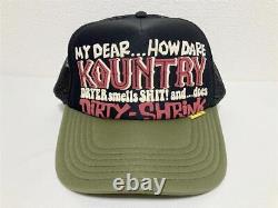 Kapital kountry Dirty Shrink truck cap hat trucker black green
