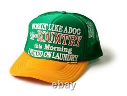Kapital kountry WORKING PUKING PT 2TONE truck cap hat trucker green gold
