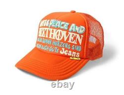 Kapital kountry love&peace beethoven truck cap hat trucker brand new orange