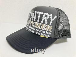 Kapital kountry pearl clutcher truck cap hat trucker gray black