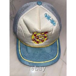 Lost Daze Spiral Trucker Hat in Sky Grey Cream One Size New Mens Snapback Cap