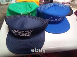 Lot 40 Vintage Trucker Hat Cap Sports Trucker Snapback Hats
