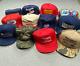 Lot Of 12 Mixed Vintage Snapback Trucker Caps Strapback Hats Cobra Usa Camo Rope