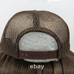 Lot of 11 Vintage Brown Yupoong Foam Trucker Blank Plain Snapback Hat Cap Rope