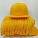 Lot Of 11 Vintage Yellow Yupoong Foam Trucker Blank Plain Snapback Hat Cap Rope
