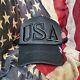 Love, America Usa Blackout Colored Trucker Hat