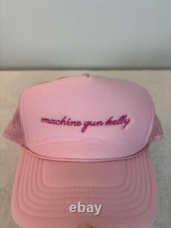 MGK Machine Gun Kelly Hat Pink Trucker Mainstream Sellout Born With Horn Cap