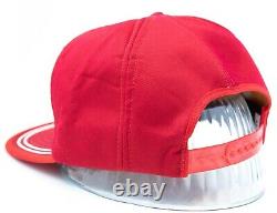 MINT NOS Vintage Red Wing Shoes SnapBack Trucker Hat Cap Made In USA Size M Rare