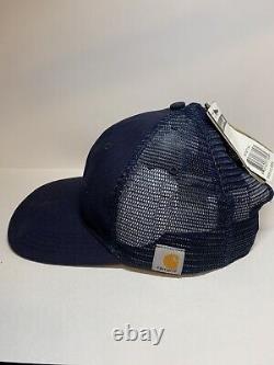 NEW Carhartt Men's Cap Trucker Hat Mesh Snapback Cap NAVY 1 LOT of 10
