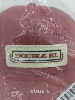 NEW RRL Baseball Snapback Trucker Hat Mesh Cap Double RL Ralph Lauren Faded Red