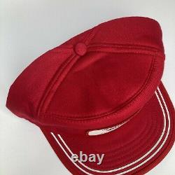 NOS Vintage Red Wing Shoes SnapBack Trucker Hat Cap Made In USA Size L Rare