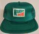 Nos New Vtg 90s Mountain Dew Green Trucker Cap Hat Patch Foam Mesh Snapback Rope
