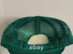 NOS new Vtg 90s MOUNTAIN DEW Green Trucker Cap Hat Patch foam mesh snapback rope