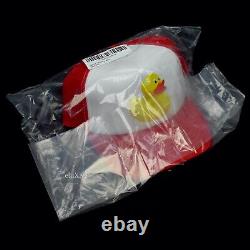 NWT Palace Rubber Ducky Trucker Hat Cap Red Men's Snapback DS SS23 AUTHENTIC