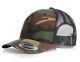 New Camouflage Flexfit Mesh Snapback Cap Baseball Trucker Golf Era Peak Camo Hat