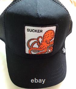 New Goorin Bros SnapBack SUCKER Man Drill Octopus Trucker Hat Cap Animal