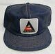 New Vintage 70s Allis Chalmers Denim Louisville Mfg Co Snapback Trucker Hat Cap
