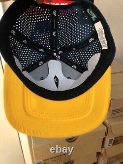 Nike SB Perforated Pro Snapback Hat Cap Trucker 629243-496 2014 New YellowithBlue