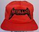 Old Vintage 1988 Metallica Rock Band Patch Snapback Trucker Hat Cap Made In Usa